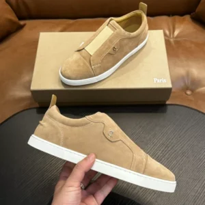 Christian Louboutin St Louis Suede Slip-on Sneakers – CRS59