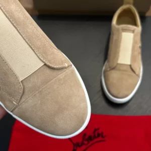 Christian Louboutin St Louis Suede Slip-on Sneakers – CRS59