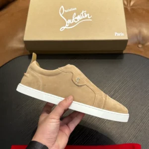 Christian Louboutin St Louis Suede Slip-on Sneakers – CRS59