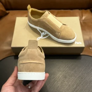 Christian Louboutin St Louis Suede Slip-on Sneakers – CRS59