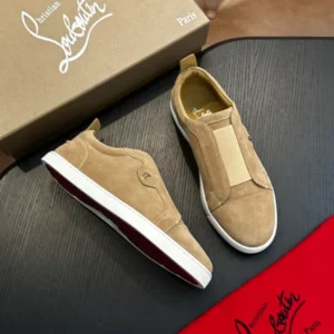 Christian Louboutin St Louis Suede Slip-on Sneakers – CRS59