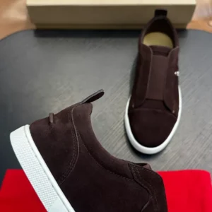 Christian Louboutin St Louis Suede Slip-on Sneakers – CRS60