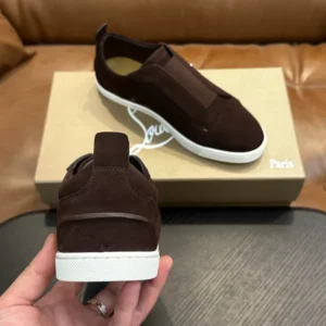 Christian Louboutin St Louis Suede Slip-on Sneakers – CRS60