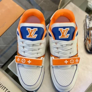 LV Trainer Sneaker In Orange - RLS187