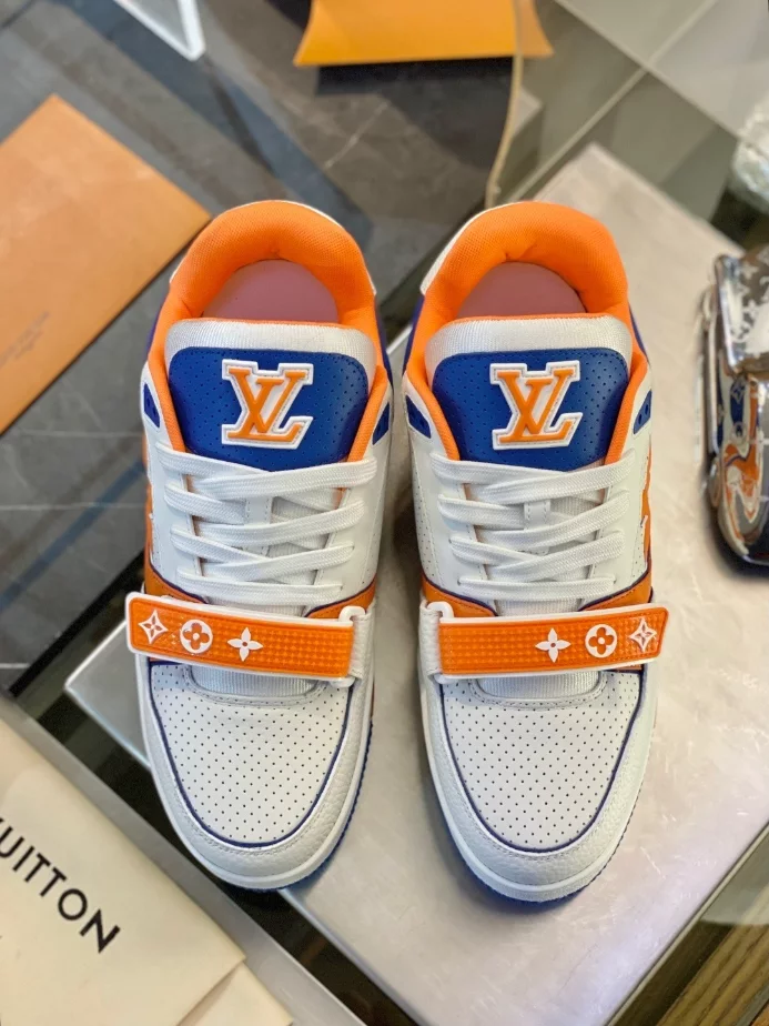 LV Trainer Sneaker In Orange - RLS187