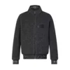 LV Leather Patch Fleece Blouson – LJ13