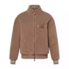 LV Leather Patch Fleece Blouson – LJ16