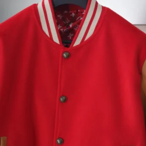 LV Vvn Leather Varsity Jacket – LJ15