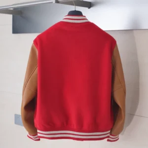 LV Vvn Leather Varsity Jacket – LJ15