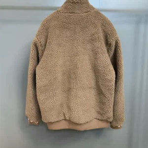 LV Leather Patch Fleece Blouson – LJ16