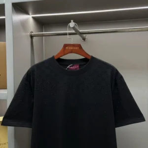 Gucci Cotton Jersey T-shirt With Crystals In Black - GRT37
