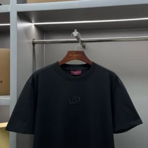 Gucci Cotton Jersey T-shirt With Embroidery In Black - GRT40