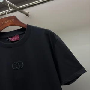 Gucci Cotton Jersey T-shirt With Embroidery In Black - GRT40