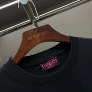 Gucci Cotton Jersey T-shirt With Embroidery In Black - GRT40