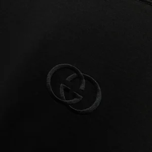 Gucci Cotton Jersey T-shirt With Embroidery In Black - GRT40