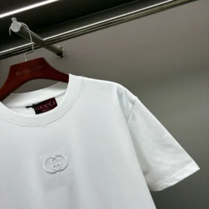 Gucci Cotton Jersey T-shirt With Embroidery In White - GRT39