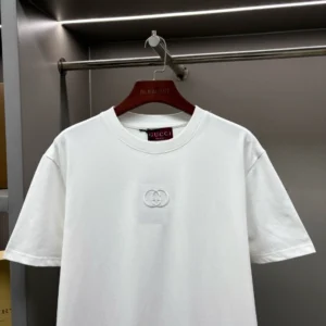 Gucci Cotton Jersey T-shirt With Embroidery In White - GRT39