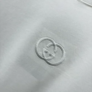 Gucci Cotton Jersey T-shirt With Embroidery In White - GRT39