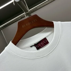 Gucci Cotton Jersey T-shirt With Embroidery In White - GRT39