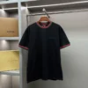 Gucci Ribbed-Trim Cotton T-shirt - GRT25