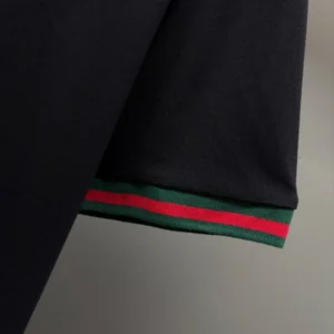 Gucci Ribbed-Trim Cotton T-shirt - GRT25