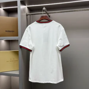 Gucci Ribbed-Trim Cotton T-shirt - GRT26