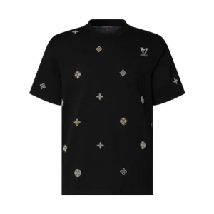 LV Embellished Short-Sleeved Crewneck - LRT124