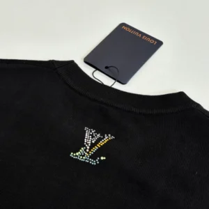 LV Embellished Short-Sleeved Crewneck - LRT124
