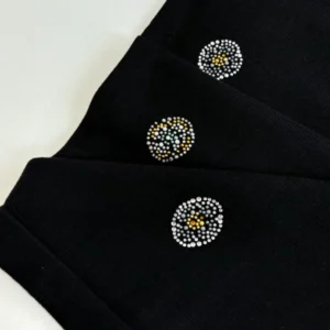 LV Embellished Short-Sleeved Crewneck - LRT124