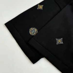 LV Embellished Short-Sleeved Crewneck - LRT124