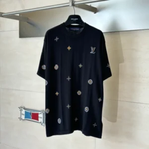 LV Embellished Short-Sleeved Crewneck - LRT124