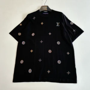 LV Embellished Short-Sleeved Crewneck - LRT124