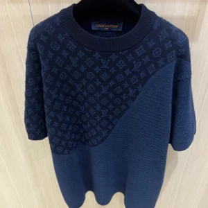 LV Graphic Jacquard Short-Sleeved Crewneck - LRT134