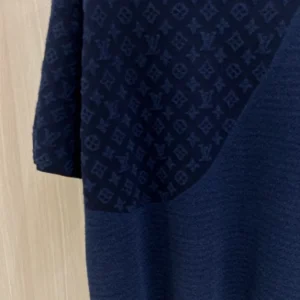 LV Graphic Jacquard Short-Sleeved Crewneck - LRT134