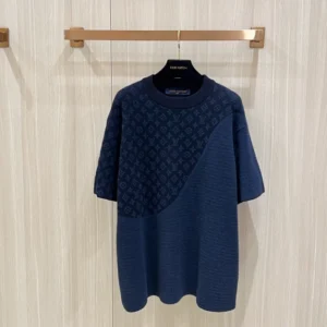 LV Graphic Jacquard Short-Sleeved Crewneck - LRT134