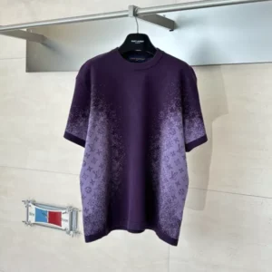 LV Monogram Jacquard Short-Sleeved Crewneck - LRT126