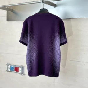 LV Monogram Jacquard Short-Sleeved Crewneck - LRT126