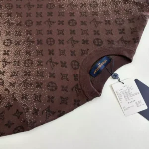 LV Monogram Jacquard Short-Sleeved Crewneck - LRT130
