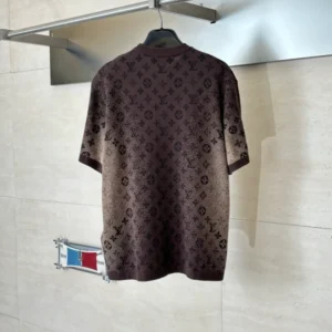 LV Monogram Jacquard Short-Sleeved Crewneck - LRT130
