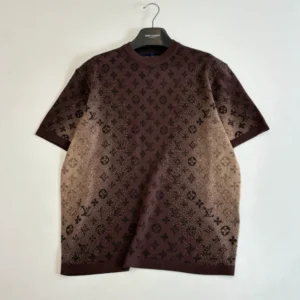 LV Monogram Jacquard Short-Sleeved Crewneck - LRT130
