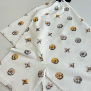 LV Overprinted Monogram Jacquard T-Shirt - LRT129