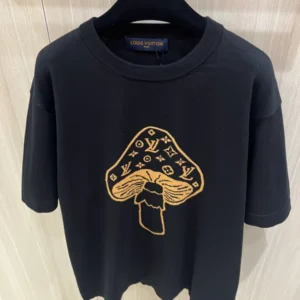 LV Short-Sleeved Intarsia Crewneck - LRT135