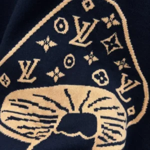 LV Short-Sleeved Intarsia Crewneck - LRT135