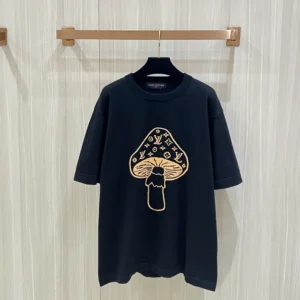 LV Short-Sleeved Intarsia Crewneck - LRT135