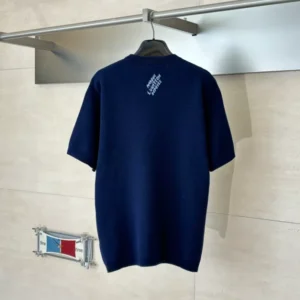 LV Short-Sleeved Jacquard Crewneck - LRT120