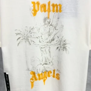 Palm Angels Logo-Print Cotton T-Shirt - PAT09