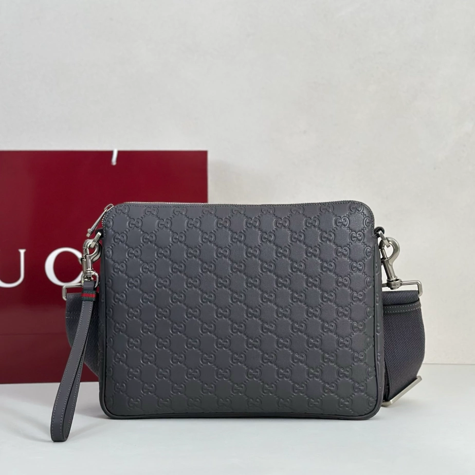 Gucci GG Emblem Medium Crossbody Bag - GB037
