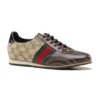 Gucci Low Sneakers Brown And Beige GG Canvas – RGS110