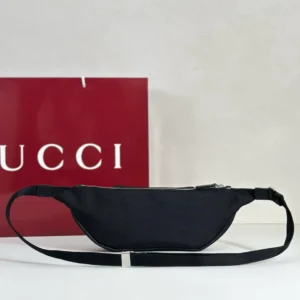 Gucci Tag Small Belt Bag in Black - GB042