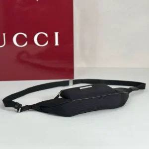 Gucci Tag Small Belt Bag in Black - GB042